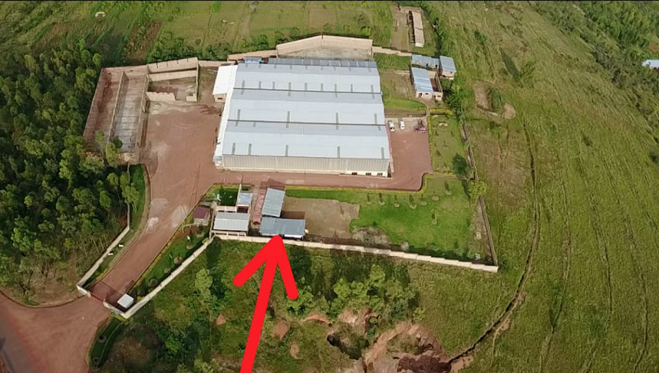 Photo aérienne de localisation des toilettes écologiques